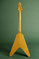 Flying V (serial no. 9 1694), Gibson (American, founded Kalamazoo, Michigan 1902), Korina (Limba wood), rosewood, nickel, plastic